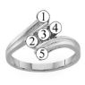 Picture of G. 2 to 7 Round SIMULATED Stones Mother's Ring