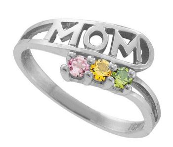 Picture of I. 2 to 6 Round SIMULATED Stones Mother's Ring