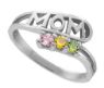 Picture of I. 2 to 6 Round SIMULATED Stones Mother's Ring