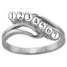 Picture of J. 2 to 7 Round SIMULATED Stones Mother's Ring