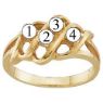 Picture of K. 2 to 7 Round GENUINE Stones Mother's Ring