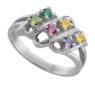 Picture of K. 2 to 7 Round SIMULATED Stones Mother's Ring
