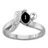 Picture of L. 2 to 7 Round GENUINE Stones Mother's Ring