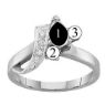 Picture of L. 2 to 7 Round GENUINE Stones Mother's Ring