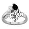 Picture of L. 2 to 7 Round GENUINE Stones Mother's Ring