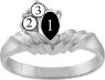 Picture of M. 2 to 8 Round SIMULATED Stones Mother's Ring
