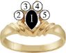 Picture of M. 2 to 8 Round SIMULATED Stones Mother's Ring