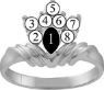 Picture of M. 2 to 8 Round SIMULATED Stones Mother's Ring