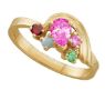 Picture of N. 3 to 9 Round GENUINE Stones Mother's Ring