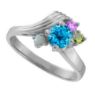 Picture of O. 2 to 9 Round SIMULATED Stones Mother's Ring