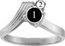 Picture of O. 2 to 9 Round SIMULATED Stones Mother's Ring