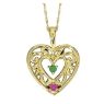 Picture of Silver 1 to 5 Stones Mother's Pendant