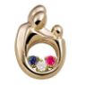 Picture of 14K Gold 1 to 5 Stones Large Family Pendant