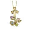 Picture of Gold 1 to 5 Round Stones Mother's Pendant