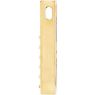 Picture of Gold 1 to 6 Round Stones Mother's Pendant