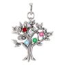 Picture of Gold 1 to 9 Stones Mother's Tree Pendant
