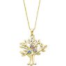 Picture of Gold 1 to 9 Stones Mother's Tree Pendant