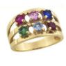 Picture of W. 6, 8 or 10 Stones Mother's Ring