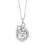Picture of Parents and Two Children Family Of Gathering Silver CZ Necklace