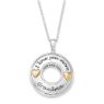 Picture of I Love You More Grandma Two-Tone Silver Necklace