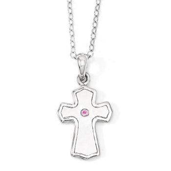 Picture of Child Of God (Girl) Cross Silver Pendant