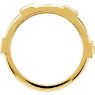 Picture of Gold 1 to 5 Square Stones Mother's Ring