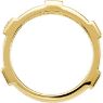 Picture of Gold 1 to 5 Square Stones Mother's Ring