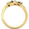 Picture of 14K Gold 1 to 6 Round Stones Mother's Ring