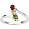 Picture of Gold 1 to 8 Round Stones Mother's Ring