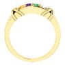 Picture of Gold 1 to 5 Round Stones Mother's Ring