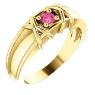 Picture of Gold 1 to 5 Round Stones Mother's Ring