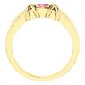 Picture of Gold 1 to 5 Round Stones Mother's Ring