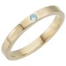 Picture of Gold 1 Stone Stackable Birthstone Ring