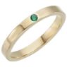 Picture of Gold 1 Stone Stackable Birthstone Ring