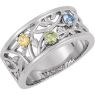  mother birthstone ring