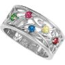  mother birthstone ring