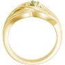 Picture of Gold 1 to 5 Round Stones Mother's Ring