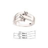 Picture of Silver 1 to 4 Stones/Names Engravable Mother Ring