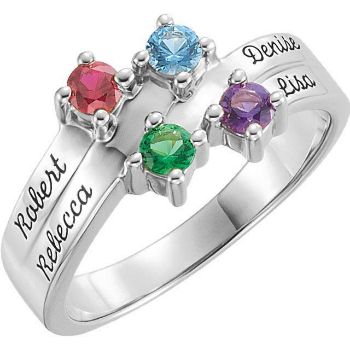 family ring engraved children names