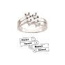 Picture of Silver 1 to 4 Stones/Names Engravable Mother Ring