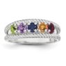 Picture of 14K Gold 1 to 8 Round Stones Mother's Ring