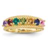 Picture of 14K Gold 1 to 8 Round Stones Mother's Ring