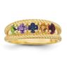 Picture of 14K Gold 1 to 8 Round Stones Mother's Ring