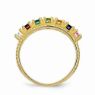 Picture of 14K Gold 1 to 8 Round Stones Mother's Ring