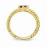 Picture of 14K Gold 1 to 8 Round Stones Mother's Ring