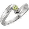 Picture of Silver 1 to 7 Round Stones Mother's Ring
