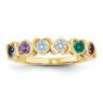 Picture of 14K Gold 2 to 6 Round Stones Mother's Ring