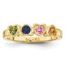 Picture of 14K Gold 2 to 6 Round Stones Mother's Ring