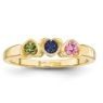 Picture of 14K Gold 2 to 6 Round Stones Mother's Ring