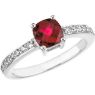 Picture of Silver 1 Antique Birthstone Ring